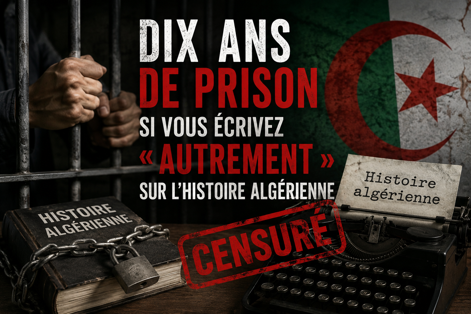 Dix ans de prison si vous écrivez « autrement » sur l’histoire algérienne - Le Point